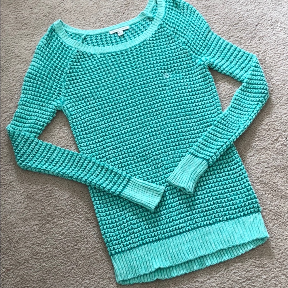 American eagle 🦅 size small long green sweater